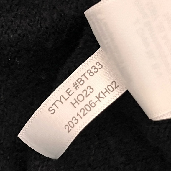 J. Crew Factory Sweater Polo in Extra Soft Yarn Black 2X (16/18) EUC - Picture 2 of 8